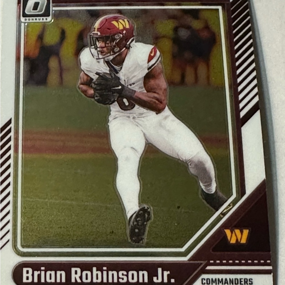 Trading Card - Brian Robinson, Jr. - Washington Commanders 2024 Panini No. 195